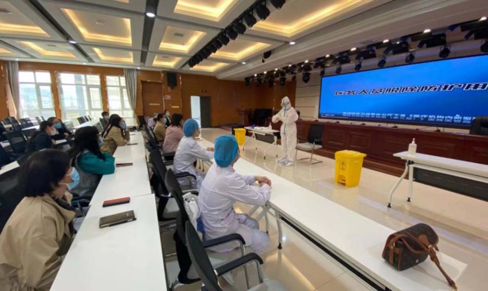 平涼市開展支援上海醫療隊業務培訓